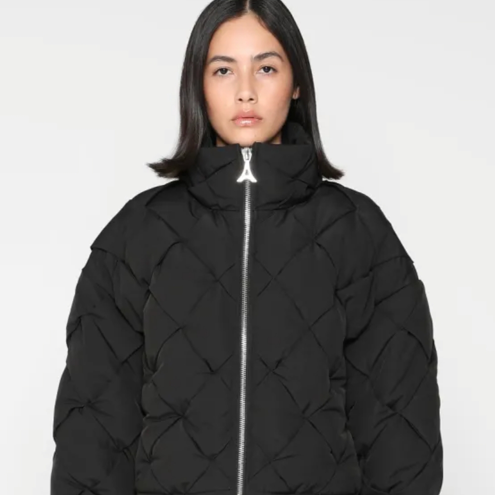 Women's Black Quilted Jacket